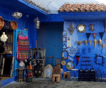 The star with a plue pearl (excursions  from Chefchaouen)