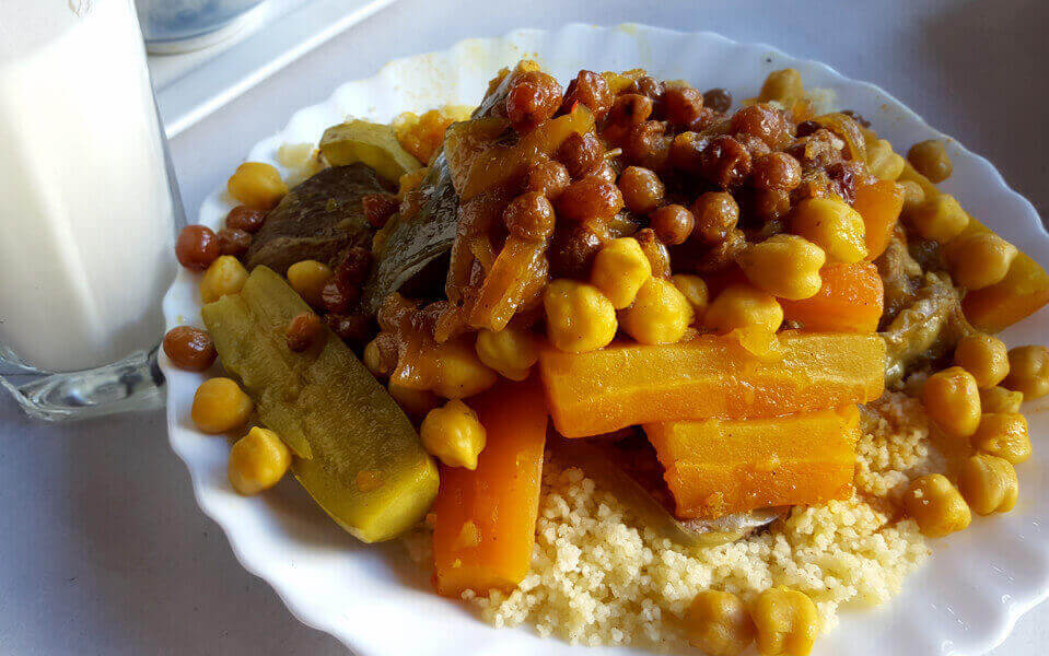 cuscus traditional food in morocco
